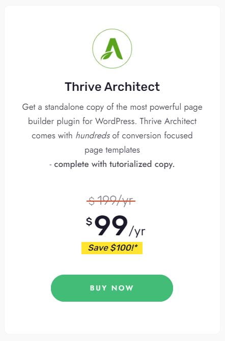 blog-lydiacalero-disenowebemprendedoras-mejores-page-builders-thrive-architect-precio